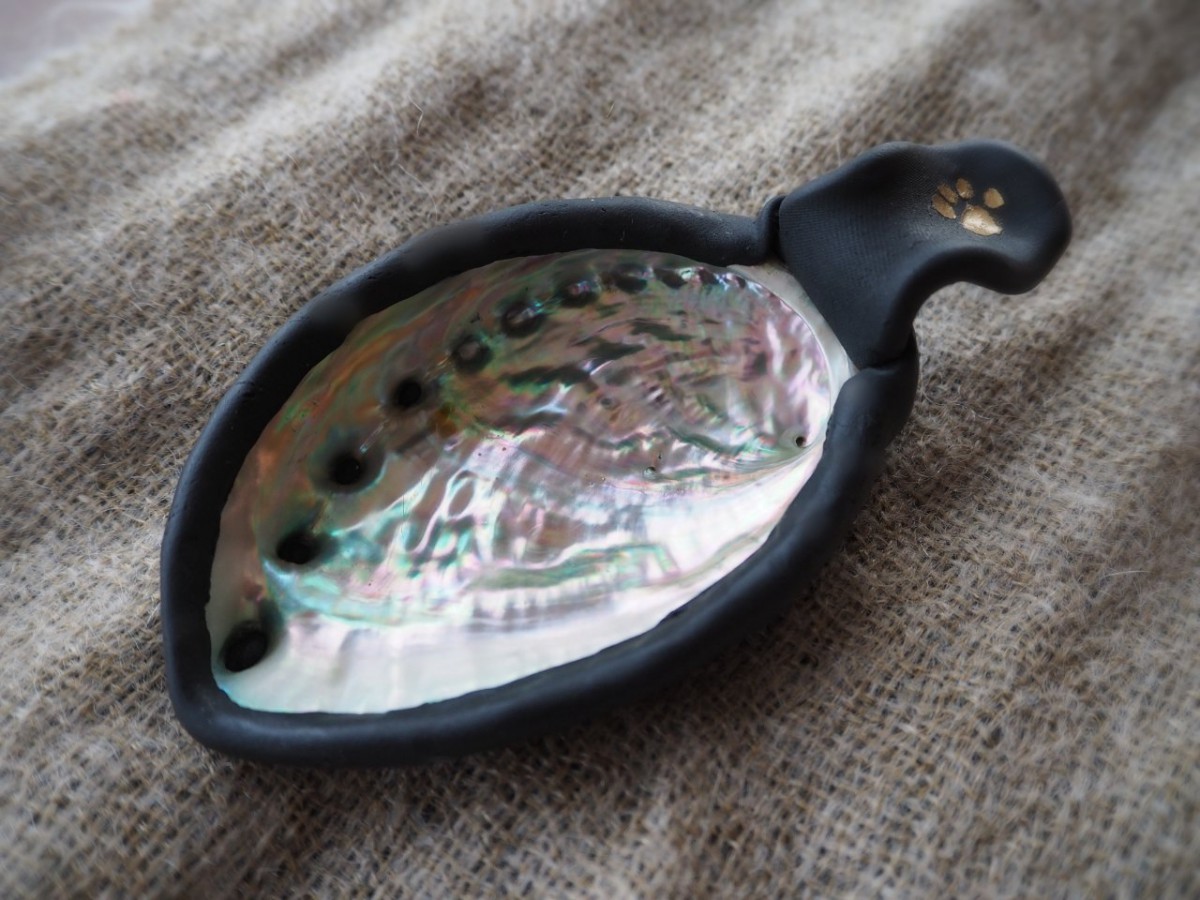 江戸時代の猫食器『アワビの殻の猫用皿』で、いつものごはんも風情満点？