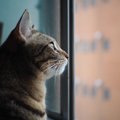 窓の外を見ている猫は外に出たいと思ってるの？