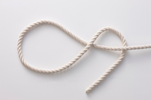 白いロープ