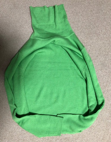 緑のセーター