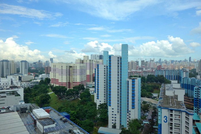 シンガポールの高層住宅群