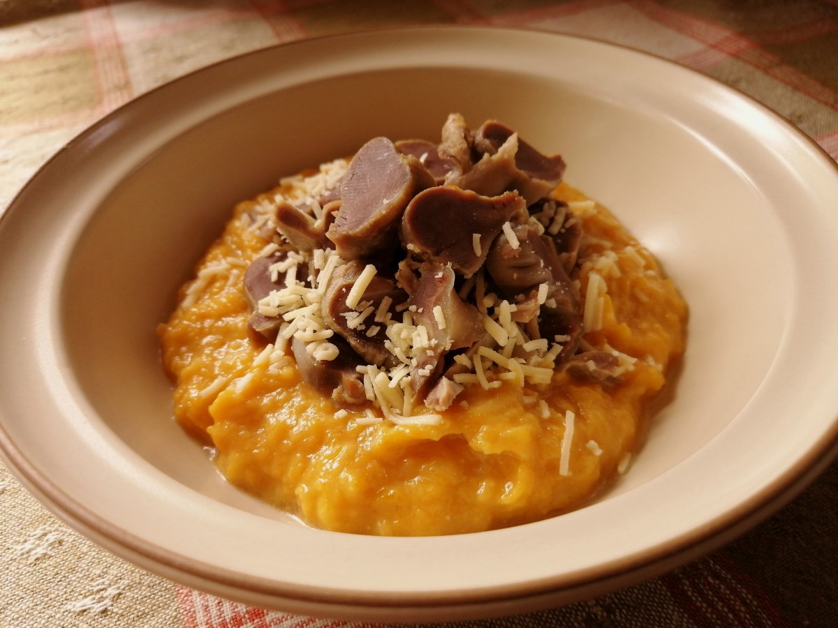 【わんちゃんごはん】『かぼちゃとさつま芋のポタージュ』のレシピ