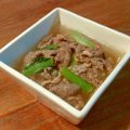牛肉と小松菜のスープご飯