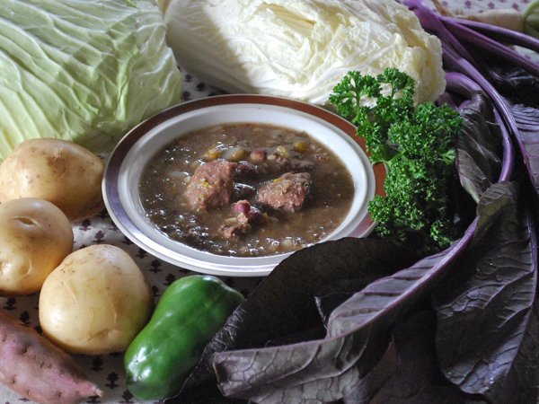 基本のスープ～季節野菜と馬肉の煮込み～