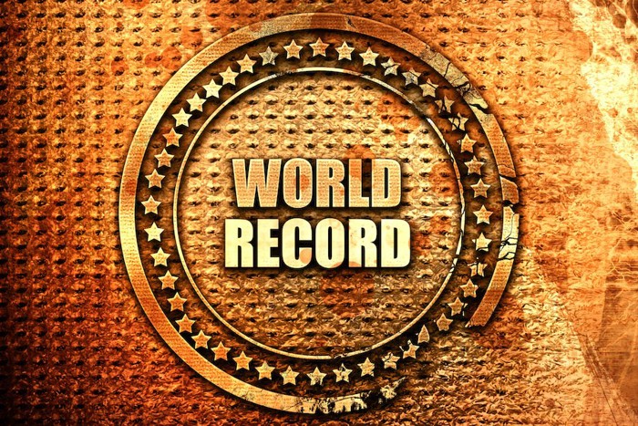 world recordの文字