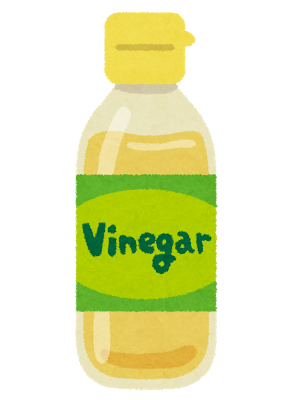 vinegarと書かれたイラスト