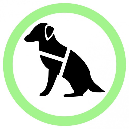 盲導犬のアイコン