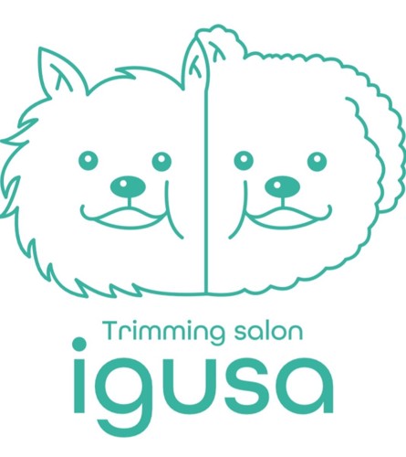 Trimming salon igusaお店のロゴ